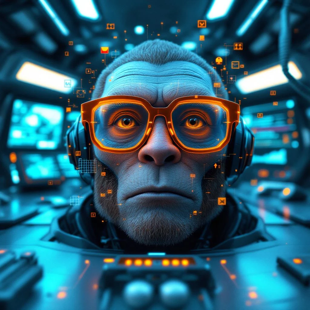 Captain Seuros and Forge examining temporal core diagnostics