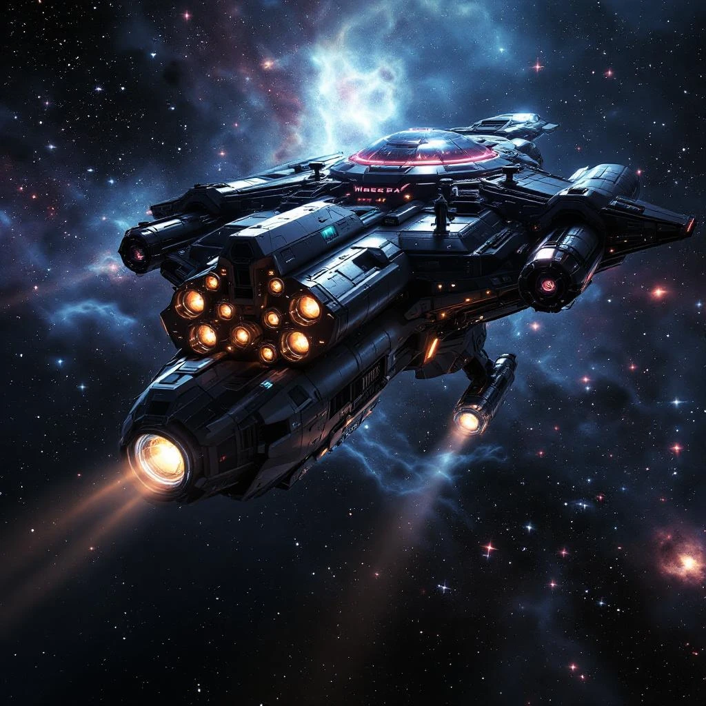 Zuck's ship arriving with surveillance arrays